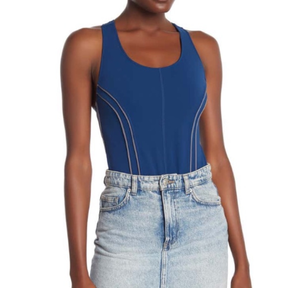 Free People Delta Racerback Bodysuit - Picture 1 of 6